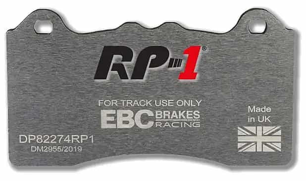 EBC Racing brake pads suitable for Porsche 911 991 Carrera & Cayman