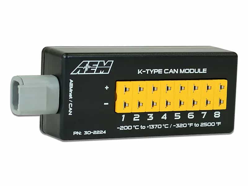 8 channel K-Type exhaust gas temperature CAN module AEM