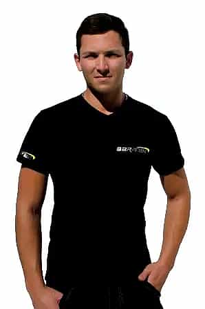 BAR-TEK T-Shirt schwarz NEON