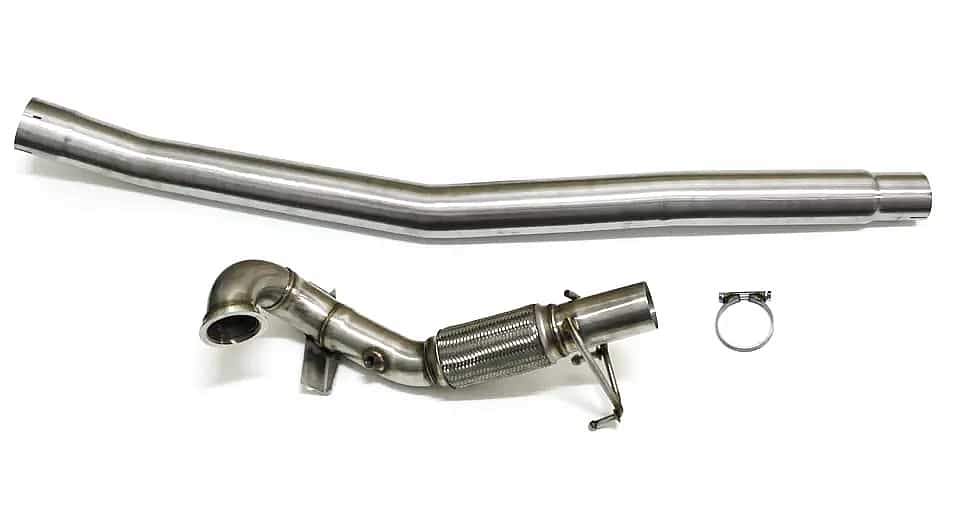 1.8L & 2.0L TSI EA888 Gen.3 MQB AWD Downpipe without catalytic converter