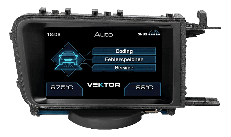 Vektor Datendisplay für Seat Leon 5F Pro Version