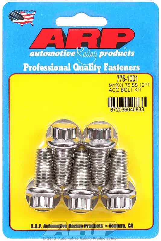 M12 x 1.75 high strenght stainless steel screws ARP