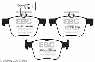 EBC Racing brake pads suitable for 2.5L TFSI Audi RS3 & TTRS