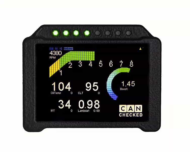 MFD32S Gen.2 Universal 3.2" Display with Shift Flash CANchecked