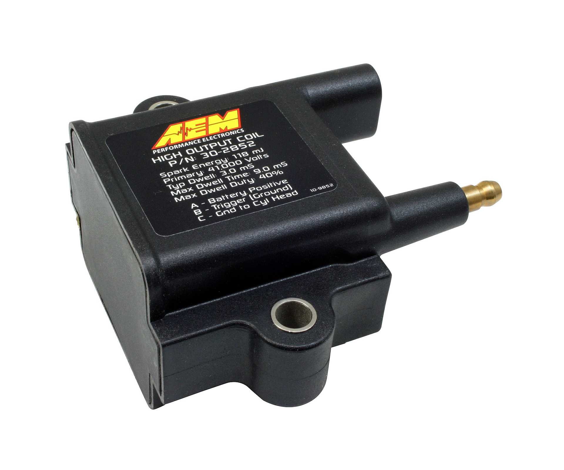 High-output ignition coil without output stage AEM