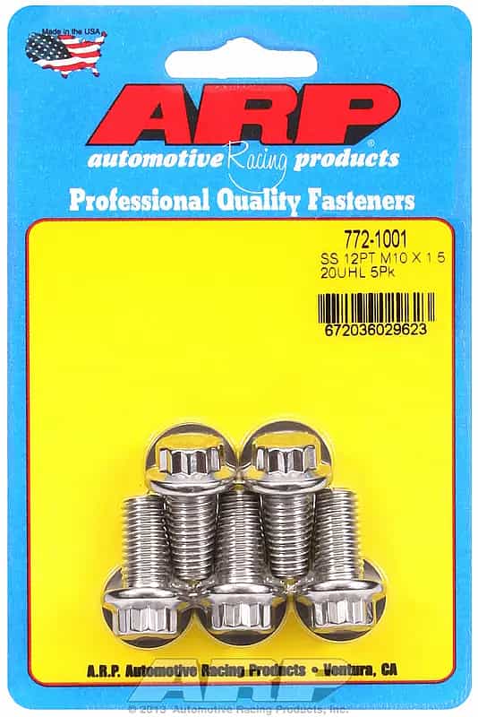 M10 x 1.50 high strenght stainless steel screws ARP