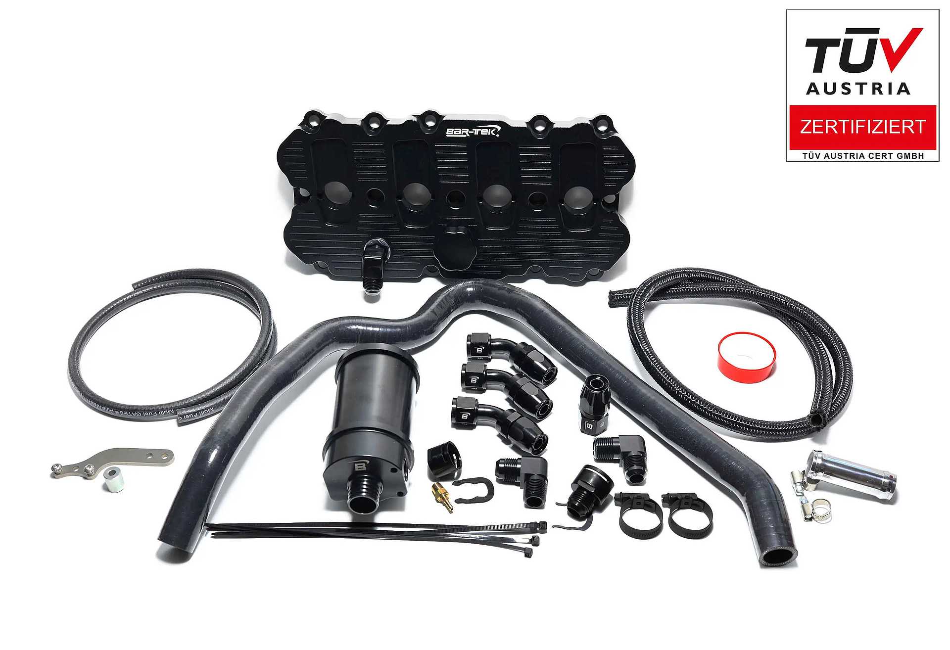 2.0L TFSI EA113 Oil Catchtank Kit with Billet Valve Cover with ECE