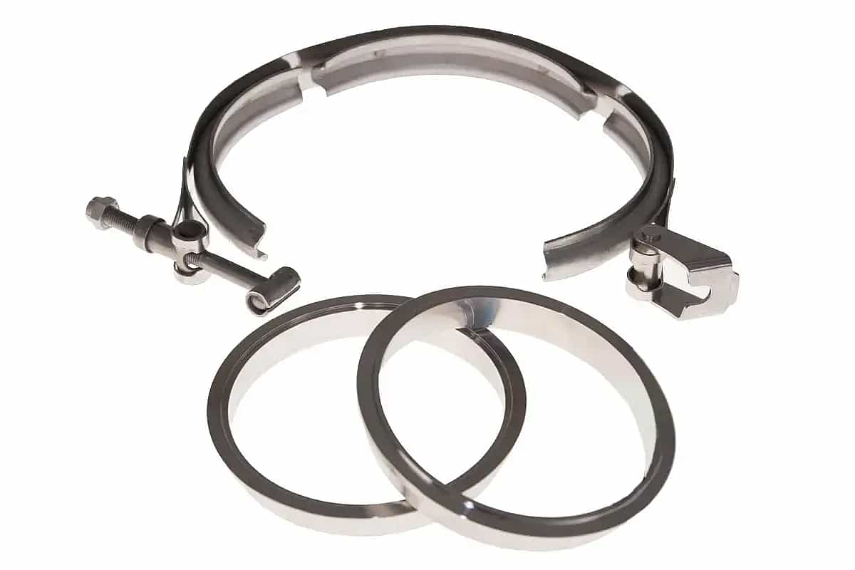 V-band clamp stainless steel male & female set