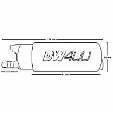 DeatschWerks fuel pump DW400 universal