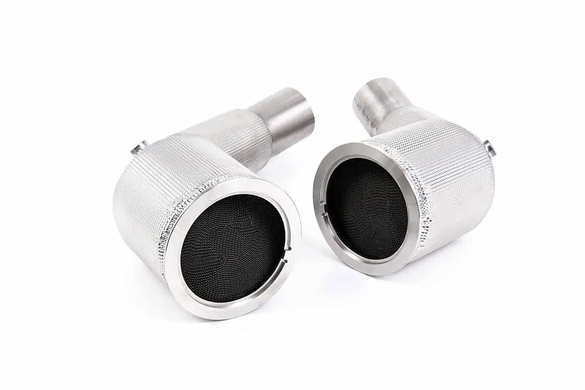 4.0L TFSI Audi RS6 C8 Large Bore Downpipes with 200cpi Sports Cats