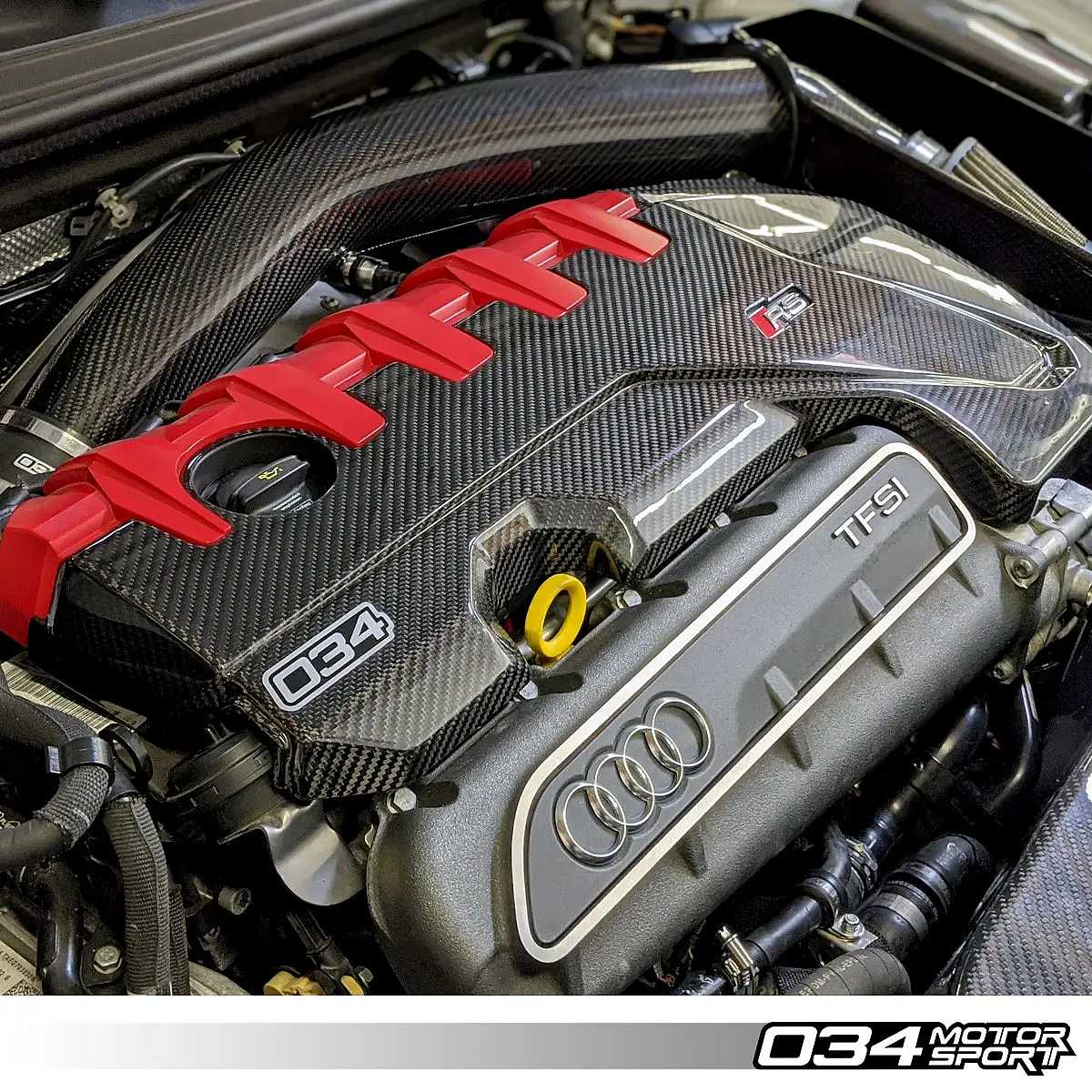 2.5L TFSI Audi RS3 8V & TTRS 8S Carbon Fiber Engine Cover