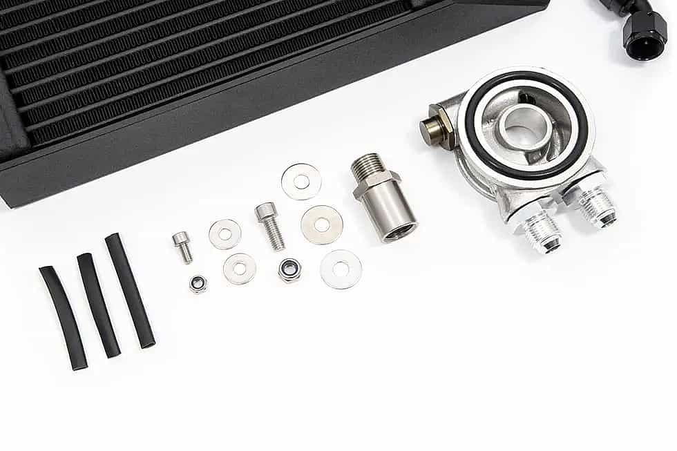 Forge oil cooler kit suitable for Toyota Yaris GR
