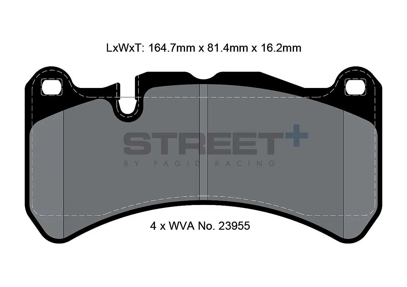Mercedes Racing brake pads VA 8005 Street+ PAGID