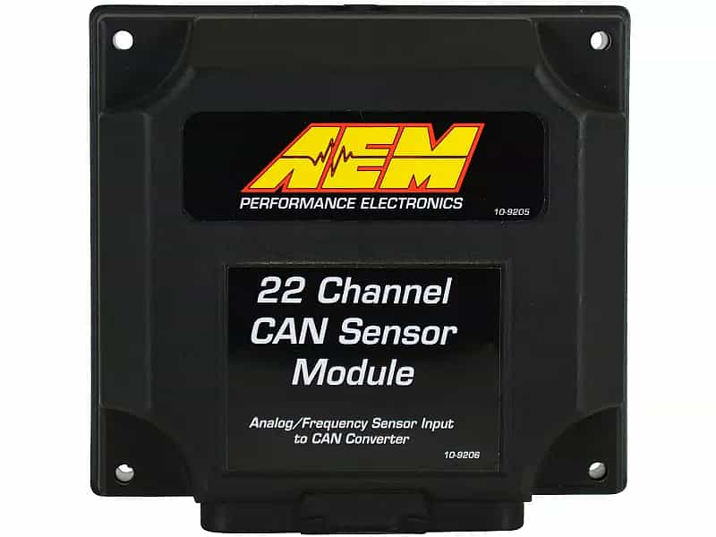 22 channel CAN sensor module for CD Digital Displays AEM 