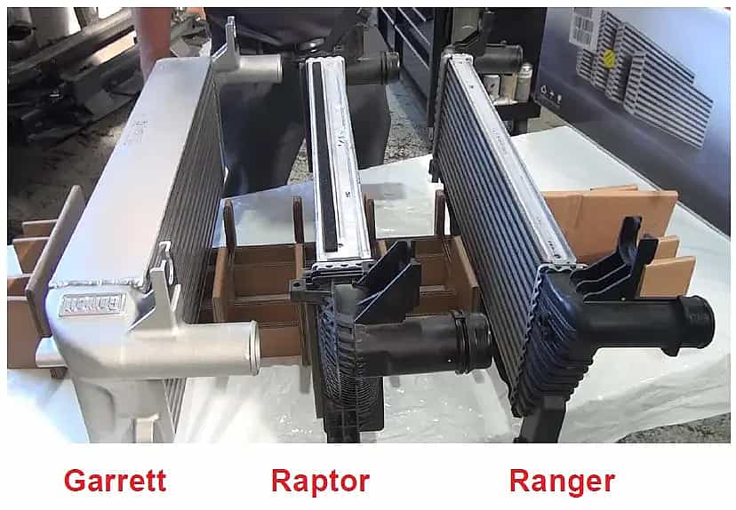 Garrett Performance Ladeluftkühler für Ford Raptor Ranger Everest Mazda BT-50