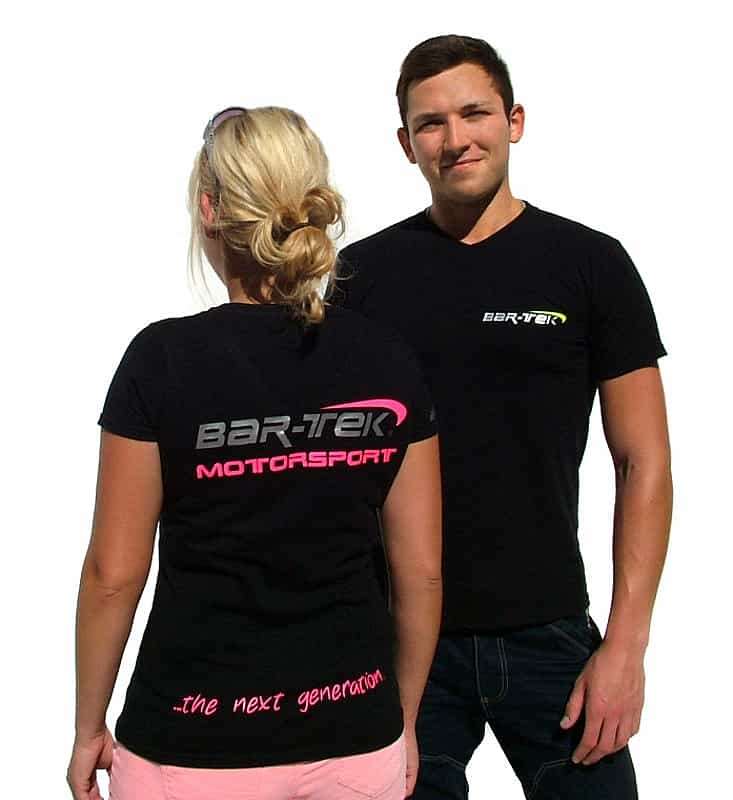BAR-TEK T-Shirt schwarz NEON
