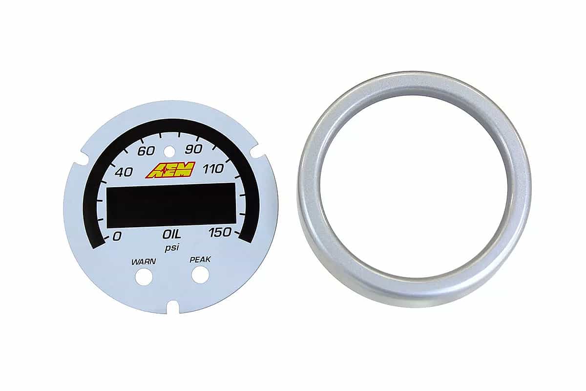 AEM X-Series 10 bar oil pressure indicator accessory kit