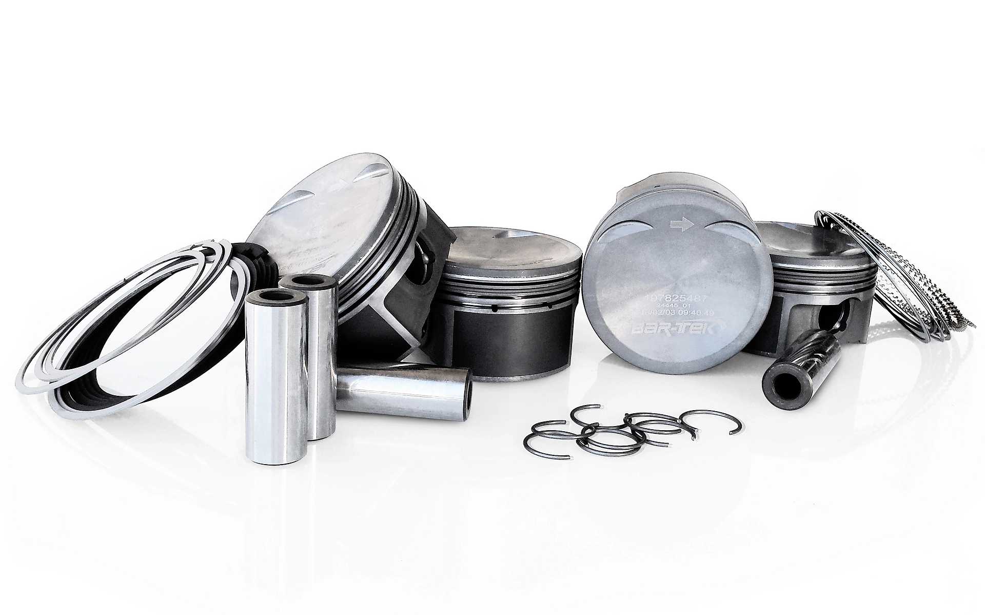 MAHLE forged piston set for 2.0L TFSI engines with timing belt