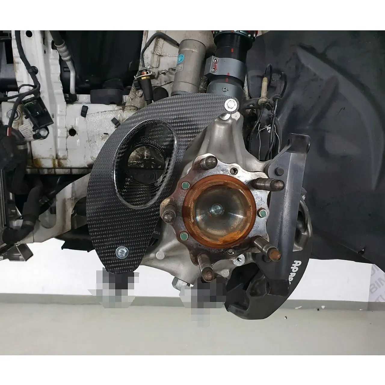 Carbon anchor plates brake ventilation suitable for BMW F87 M2 & S55B30 F8X M3/M4