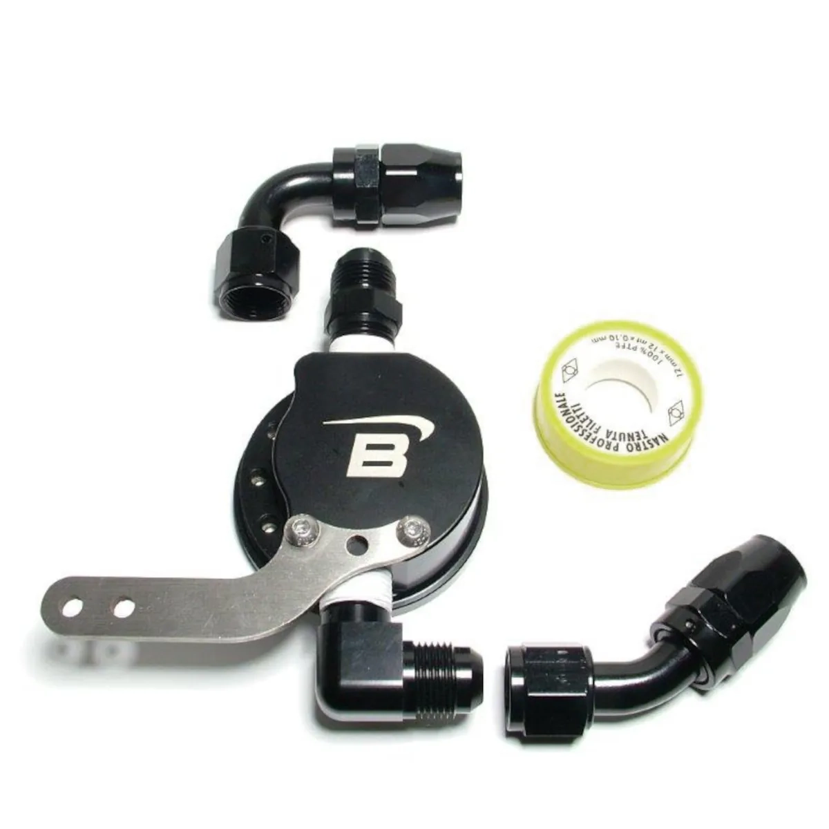 Adaptador de conexión de aluminio NPT a Dash 10 BAR-TEK®