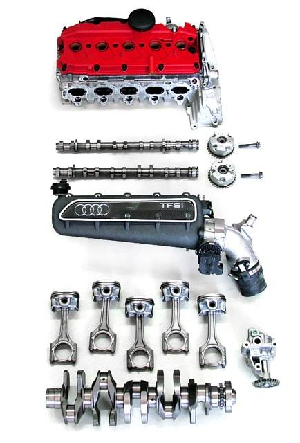 2.5L TFSI RENNMOTOR completamente apto para más de 1000CV BAR-TEK®