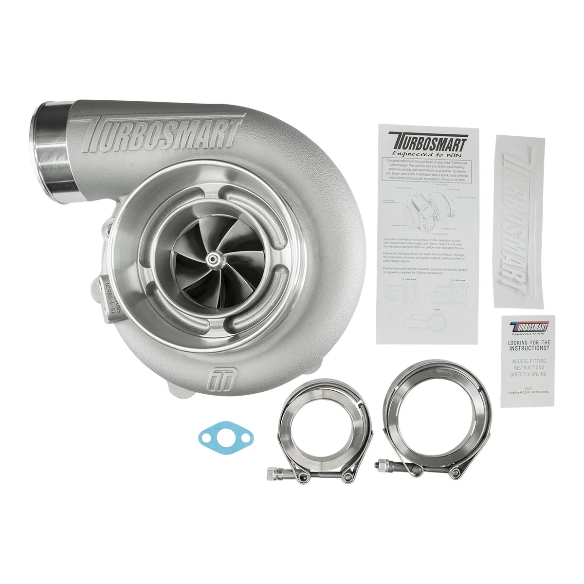  Turbosmart turbocompresor 5862 Banda V/Banda V - Invertida