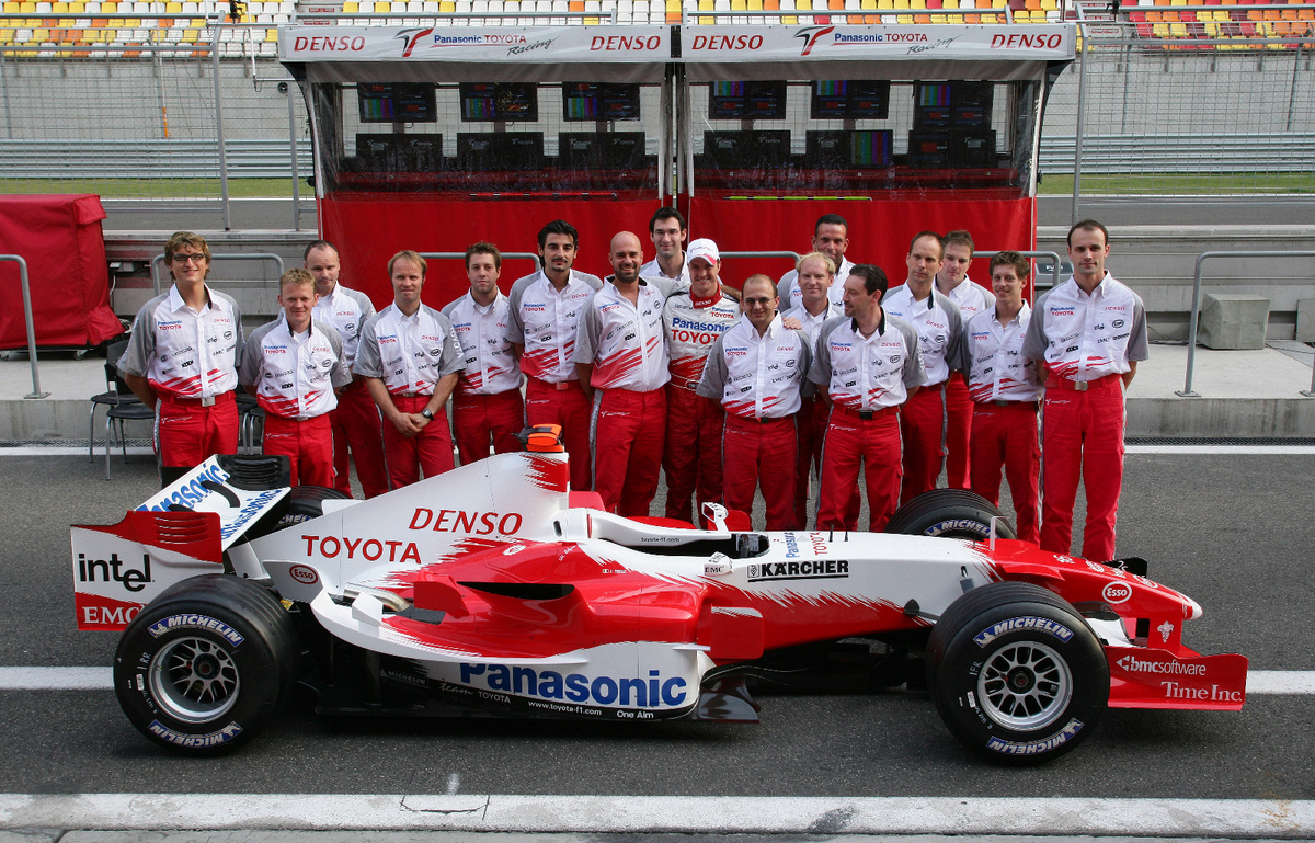Toyota F1 Team von Ralf Schumacher mit Bartek