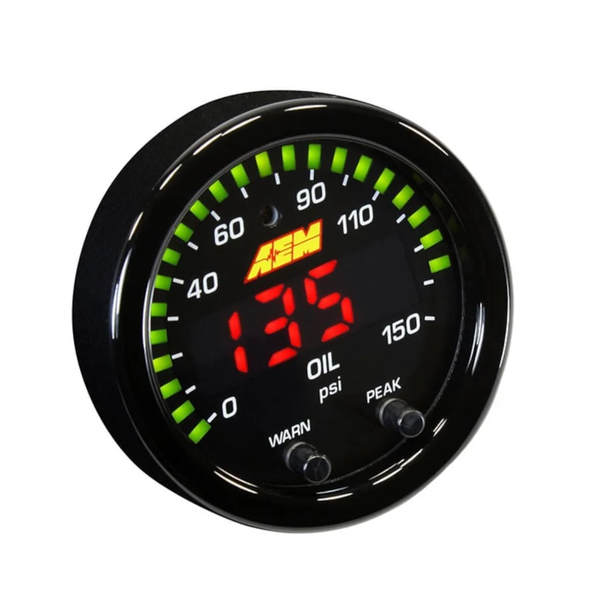 AEM X-Series 10 Bar Oil Pressure Gauge