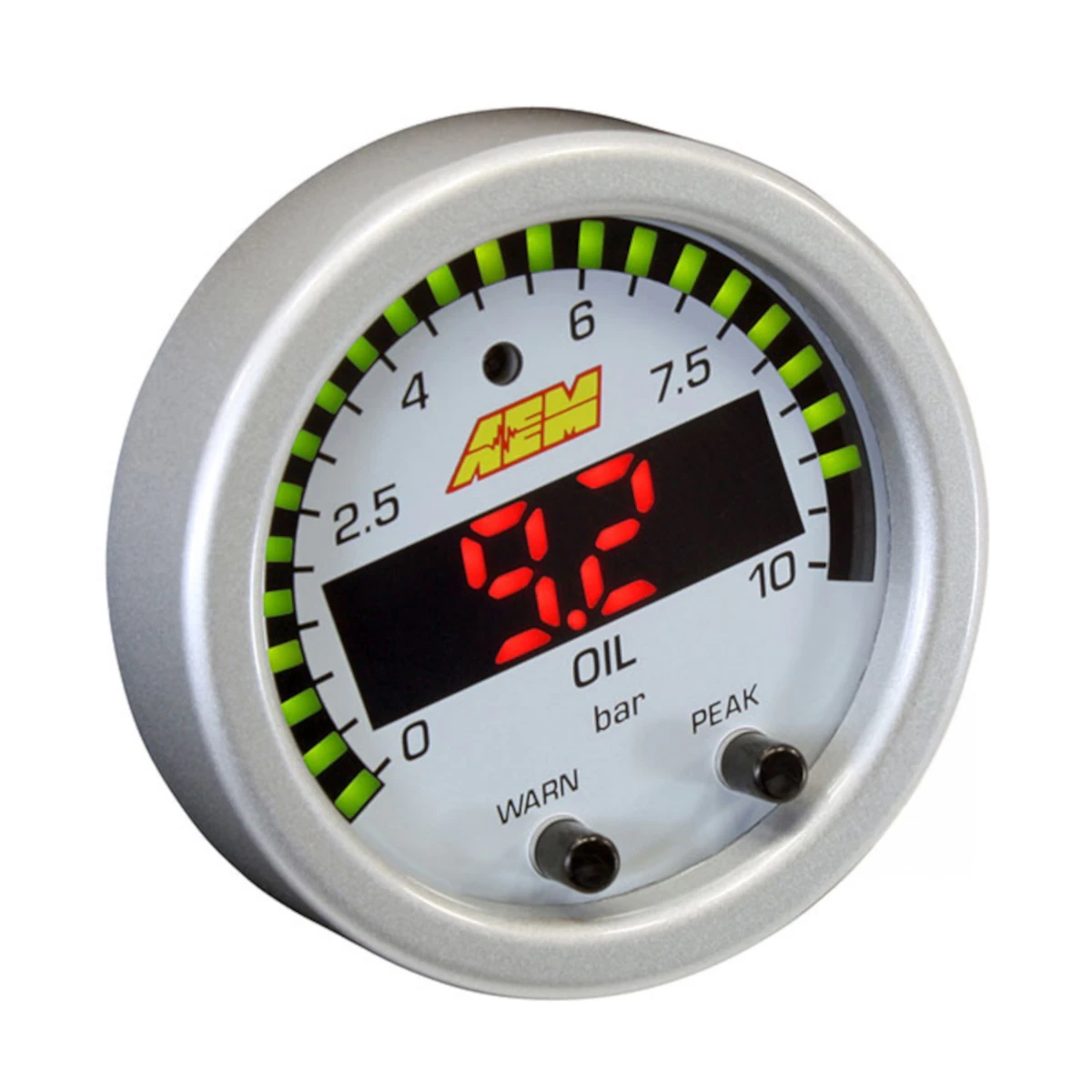 AEM X-Series 10 Bar oil pressure gauge