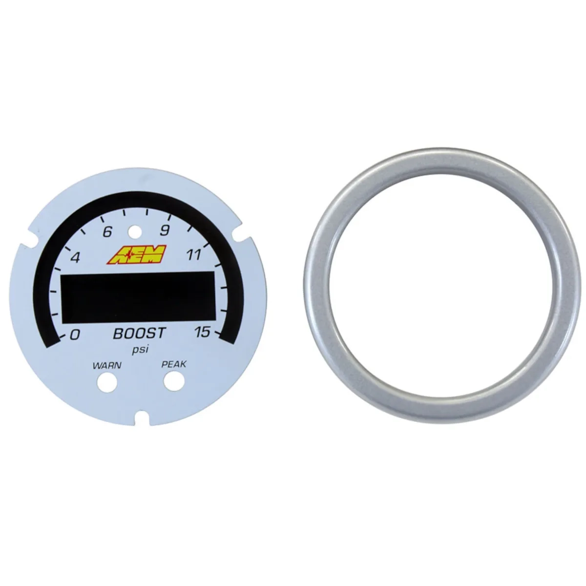 AEM X-Series 15 PSI Kraftstoff-und Ladedruckanzeige Zubehör Kit