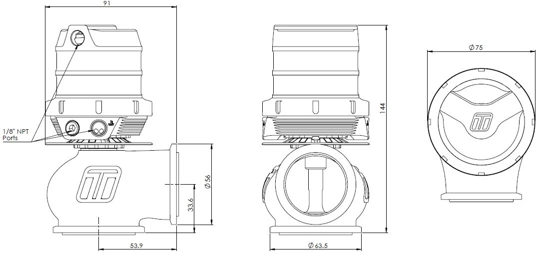 TS-0553-1312 Technical drawing