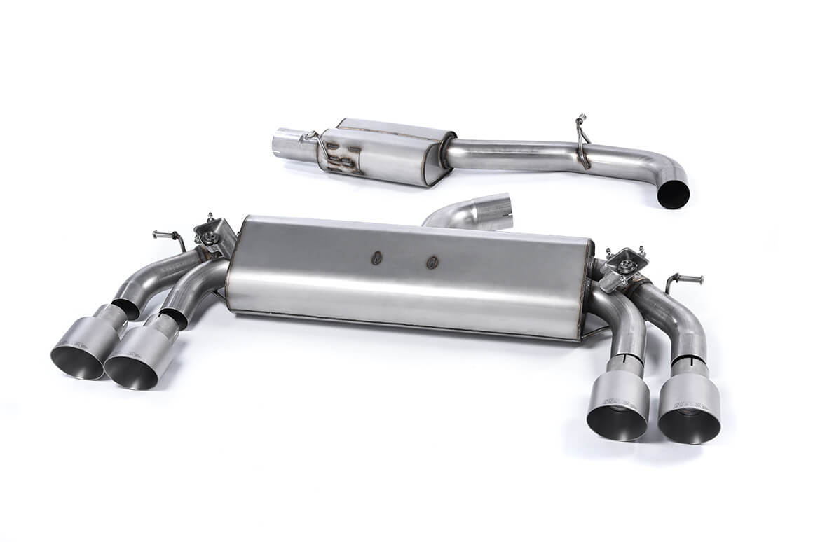 2.0L TSI Audi S3 8V exhaust from cat with TÜV MILLTEK
