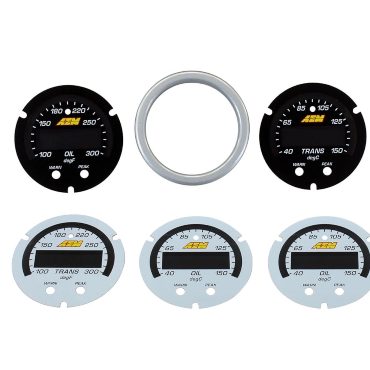 AEM X-Series Water, Transmission and Oil Temperature Gauge Accessory Kit