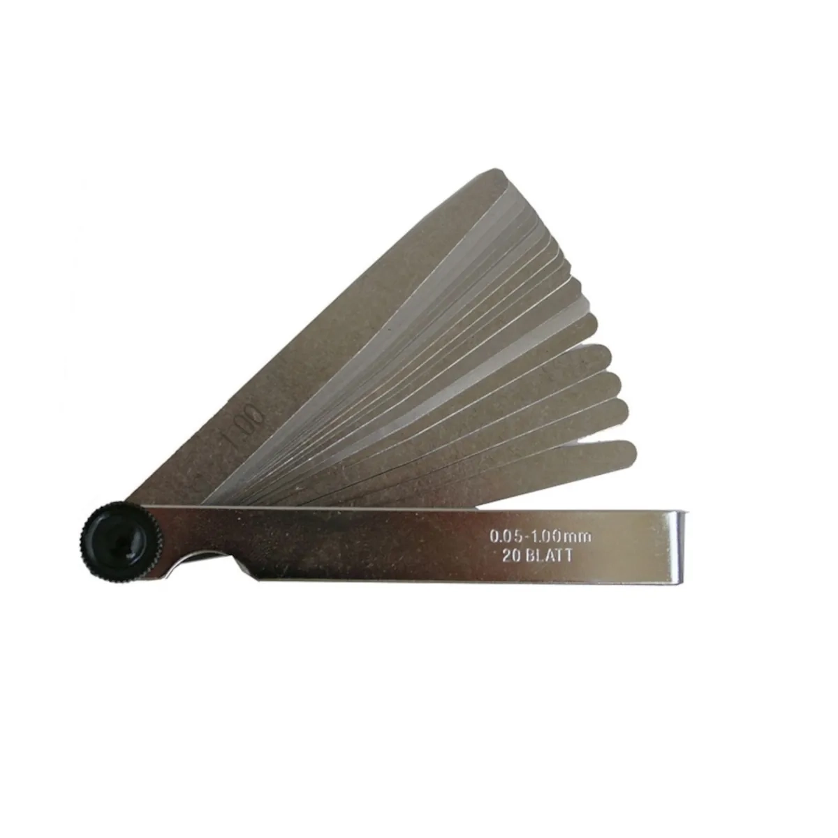 Präzisions-Fühlerlehren, 0.05 - 1.00 mm, 20 Blatt