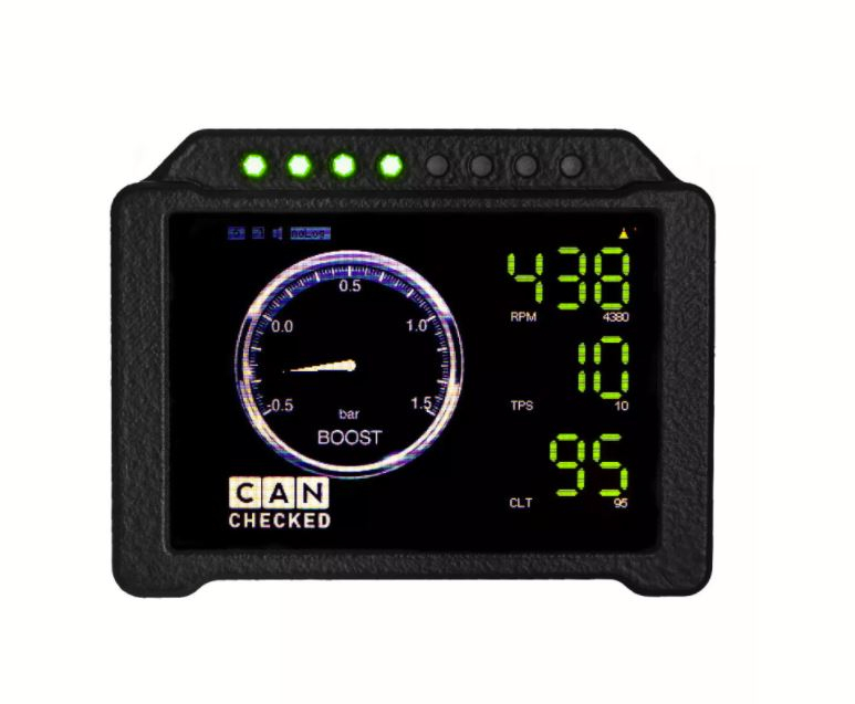 MFD32S Gen.2 Universal 3.2" Display with Shift Flash CANchecked