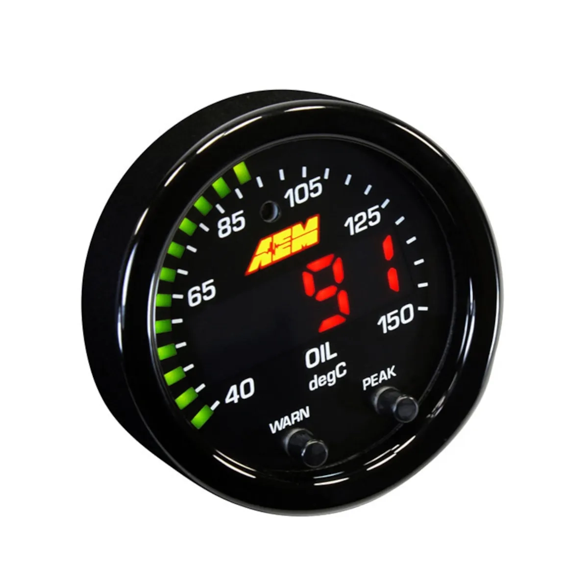 Indicateur de température du liquide de transmission et de l'huile AEM X-Series