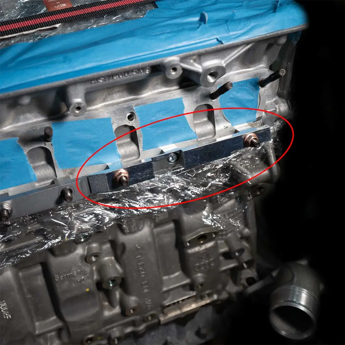 2.5 TFSI EA855 evo soporte de turbocompresor BAR-TEK