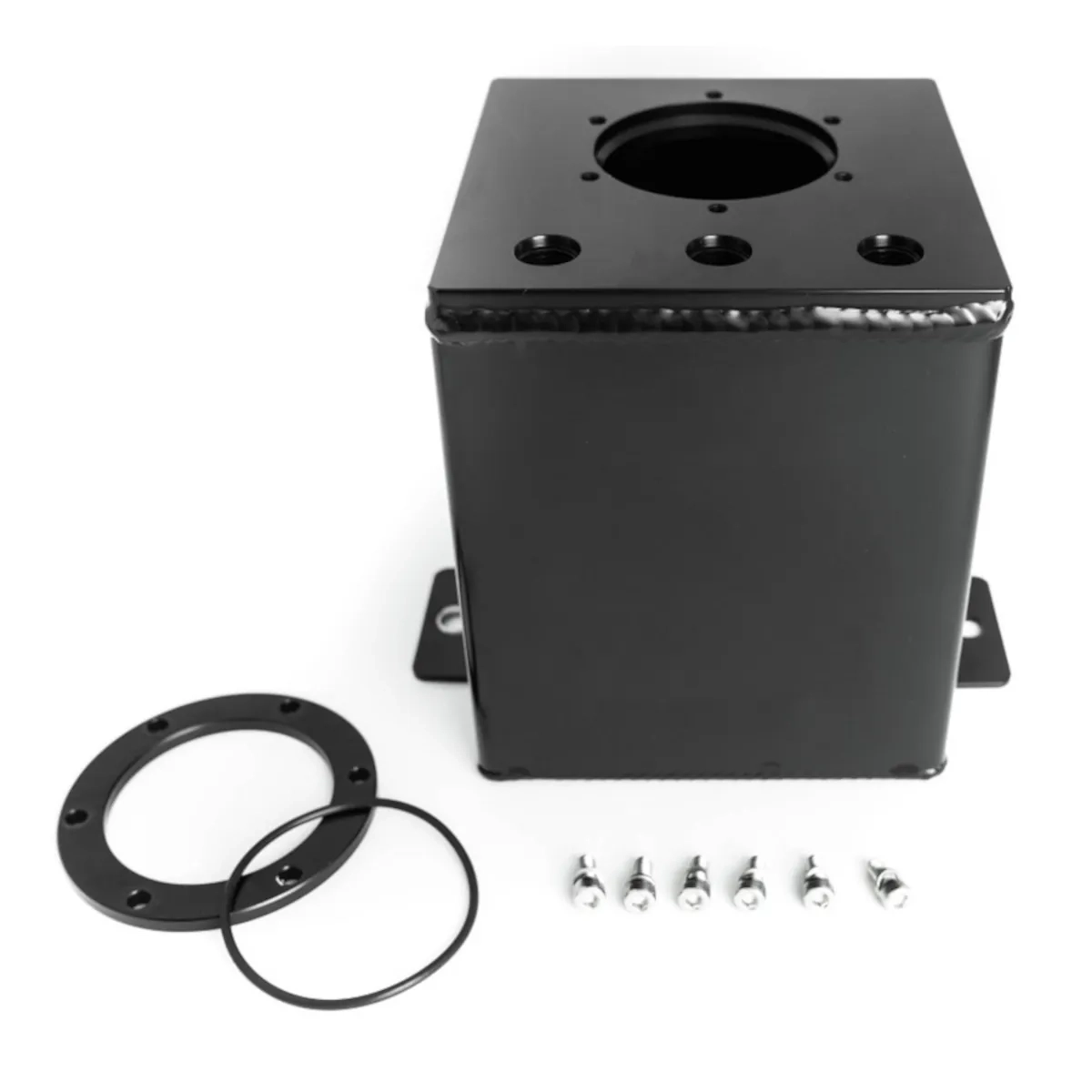 Fuel catch tank 2 L for Bosch 044 fuel pump and more