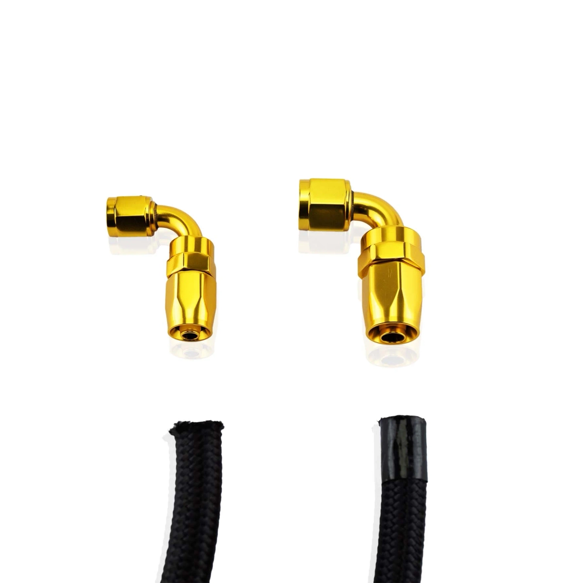 Aluminium connection- fitting Dash/AN Gold BAR-TEK®
