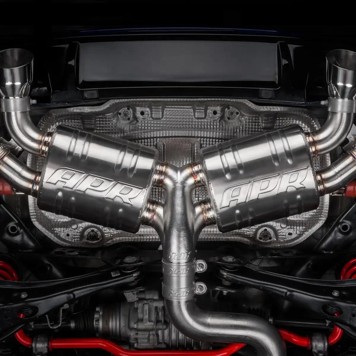 Golf 7R 3 Zoll Abgasanlage ab Kat mit TÜV APR