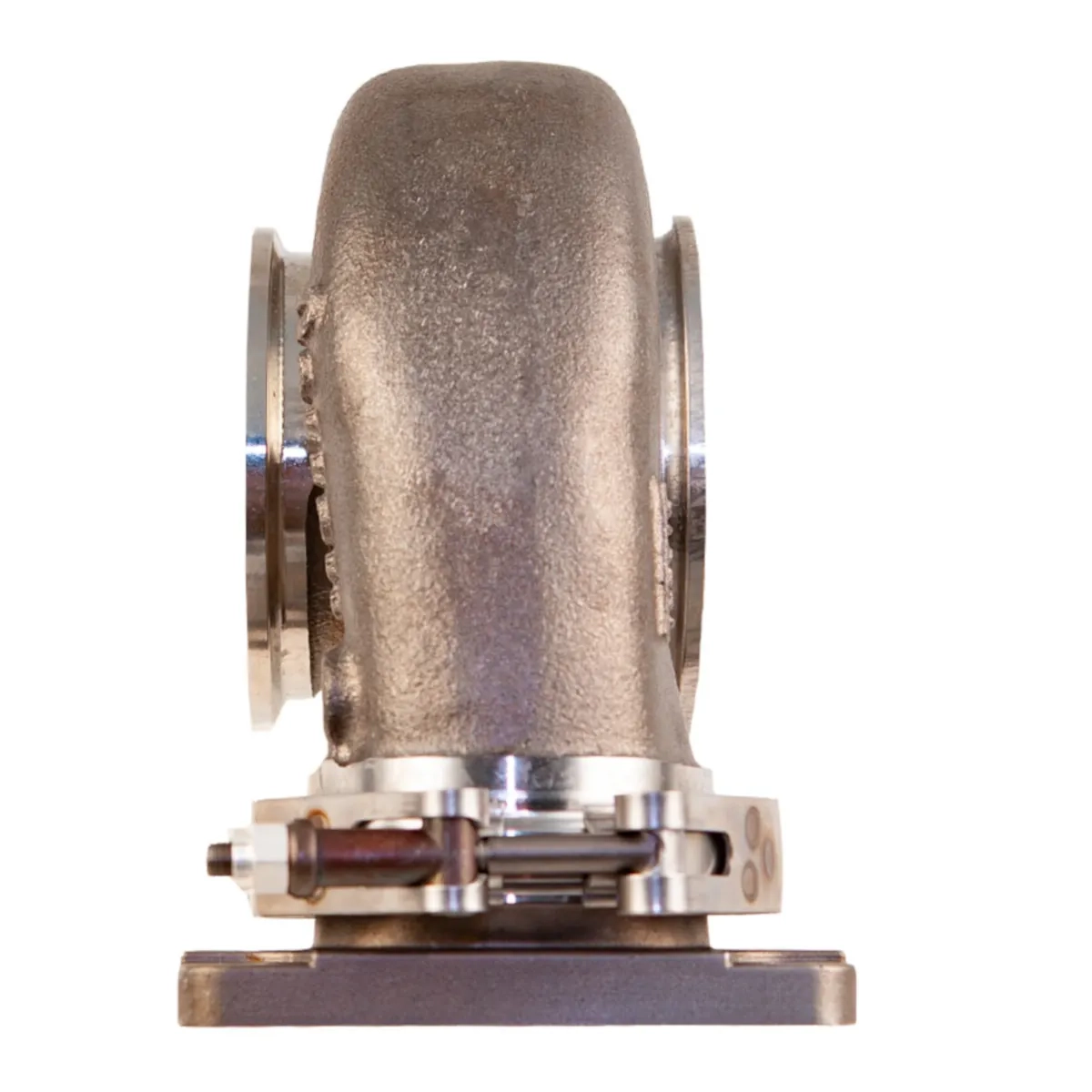 T3 en adaptador de brida de acero inoxidable V-Band