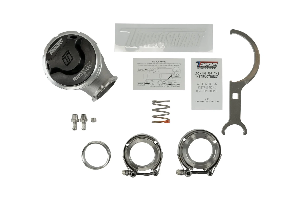  Turbosmart GenV HyperGate45CG "Compressed Gas" 0.34 bar (Black)