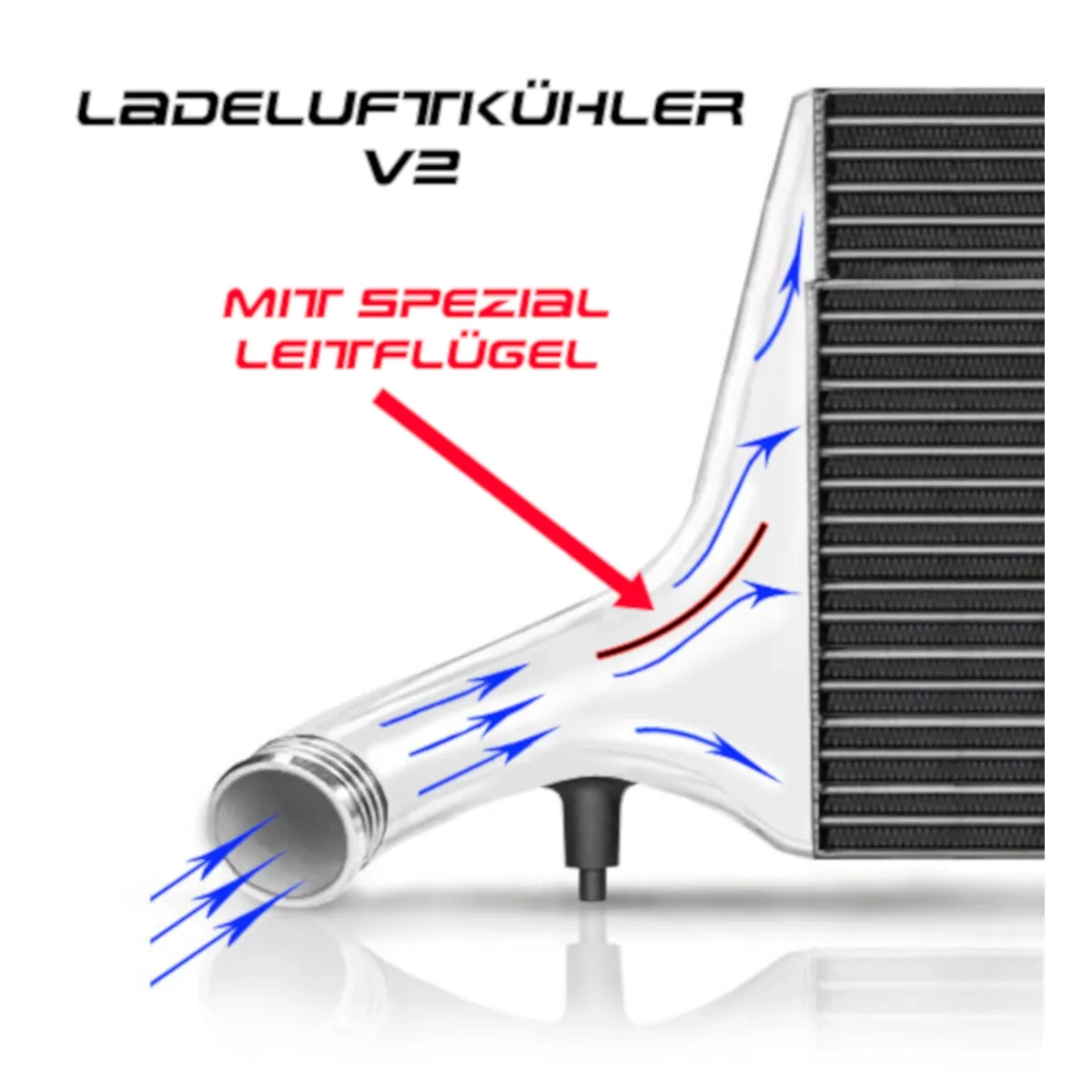 Intercooler V2 BAR-TEK® para 2.0L TFSI EA113 y TSI