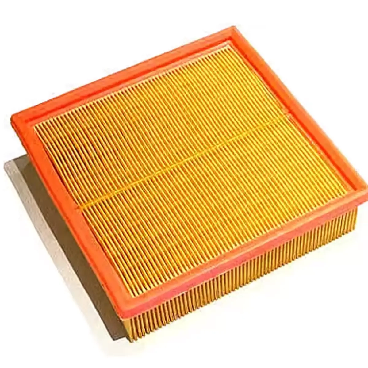 Shown is a rectangular BAR-TEK® VR6 air filter insert as a standard air filter for all VR6 models.