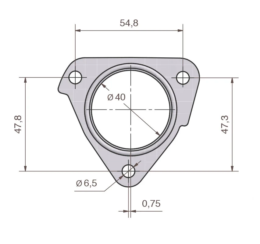 GT Dichtung Verdichtergehäuse Ausgang Nissan BAR-TEK®