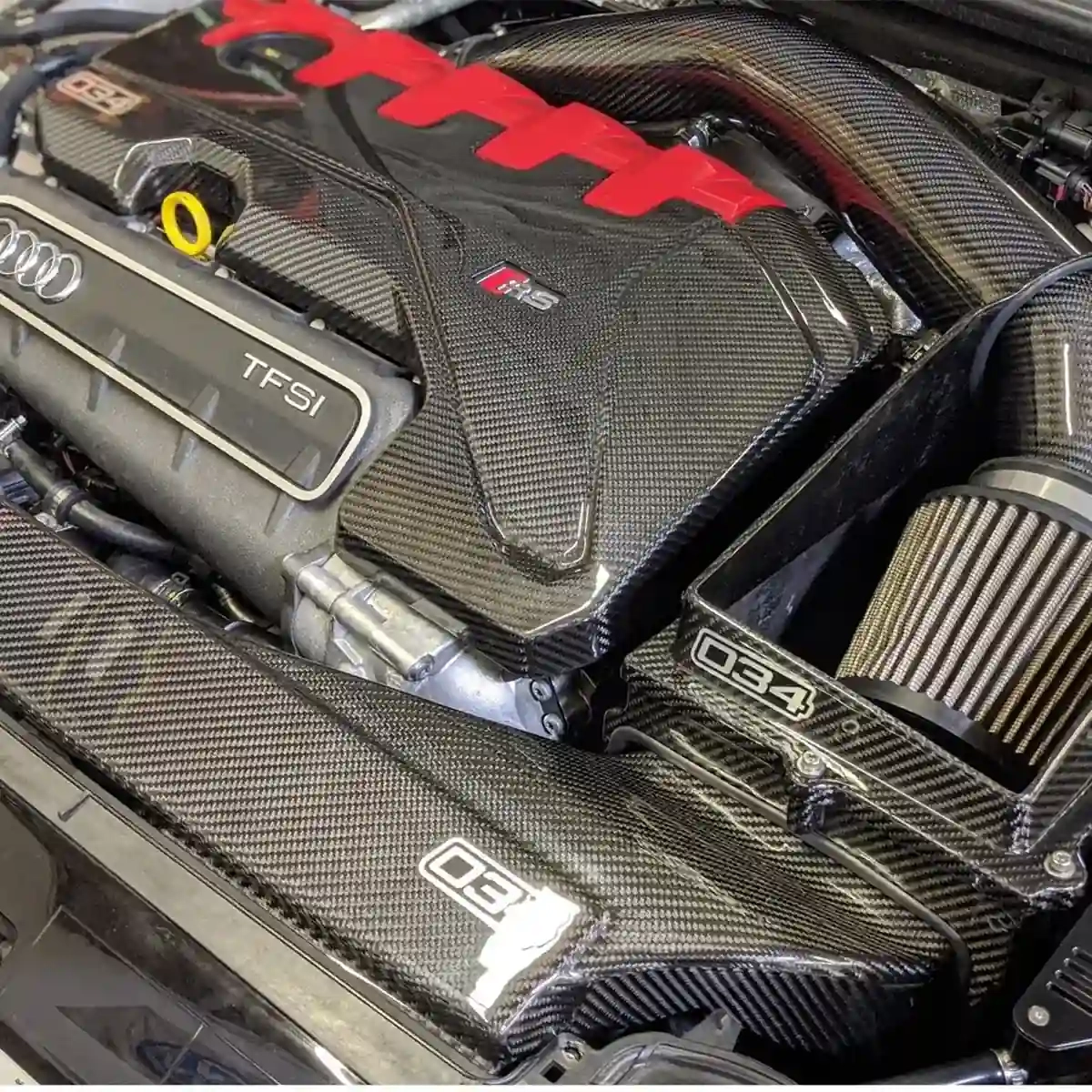 2.5 TFSI EA855 evo Carbon engine cover