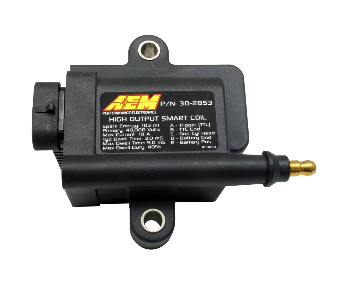 High Output IGBT Zuendspule mit Endstufe AEM 
