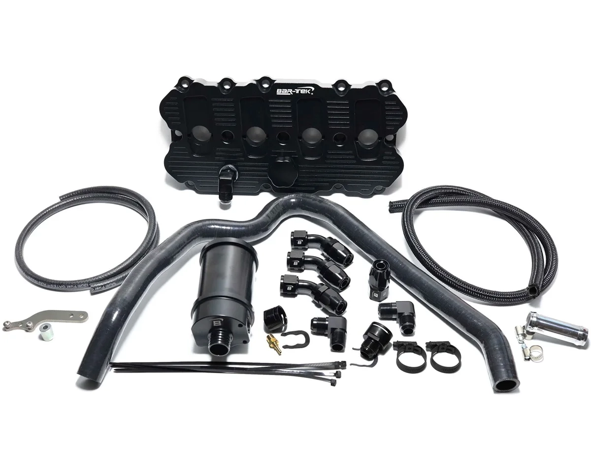 Kit de catch-tanque d'huile 2.0L TFSI EA113 avec couvercle de soupape en Billet