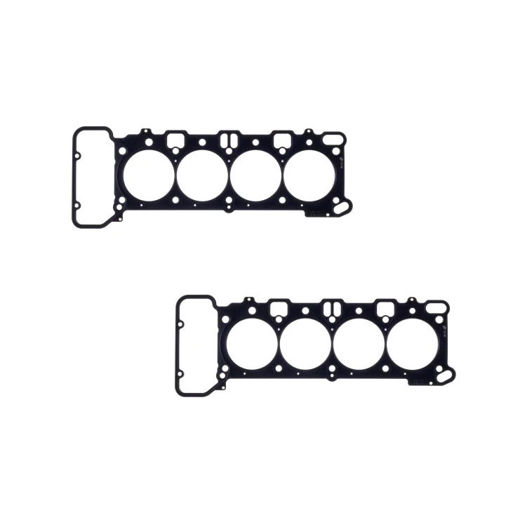 Image shows two black Cometic metal head gaskets for BMW E46 M3 and Z4 M with S54B32 engine.