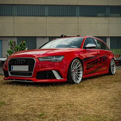 roter Audi RS6 C7 mit 4.0 TFSI EA824 Motor